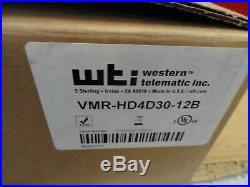 Western Telematic VMR-HD4D30-12B, High Amp Metered & Switched PDU, New