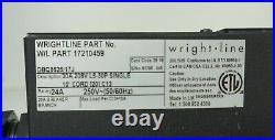Wrightline 17210459 30A 208V L6-30P Single 10' Cord PDU