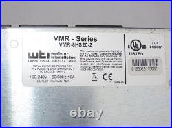 Wti Vmr 8 Managed Power Controller Vmr-8hs20-2 Outlet Metered Power Distribution